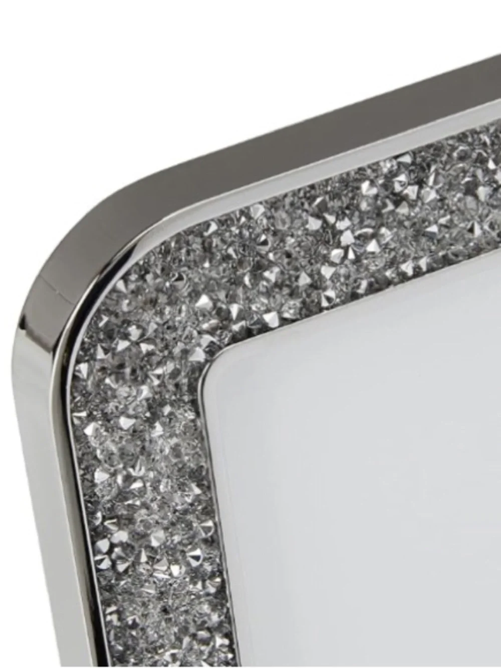 NWT SWAROVSKI Minera  Frame, Silver-Tone Metal with Crystal Accents 4 x 6 photo - Picture 8 of 9